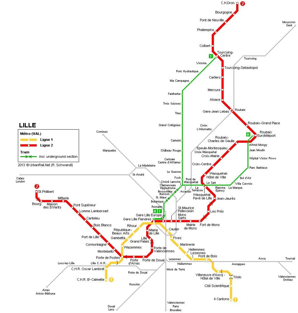 kat jeyografik nan Liy tren