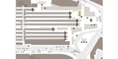 Liy tren estasyon kat jeyografik