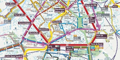 Kat jeyografik lari nan Liy lafrans